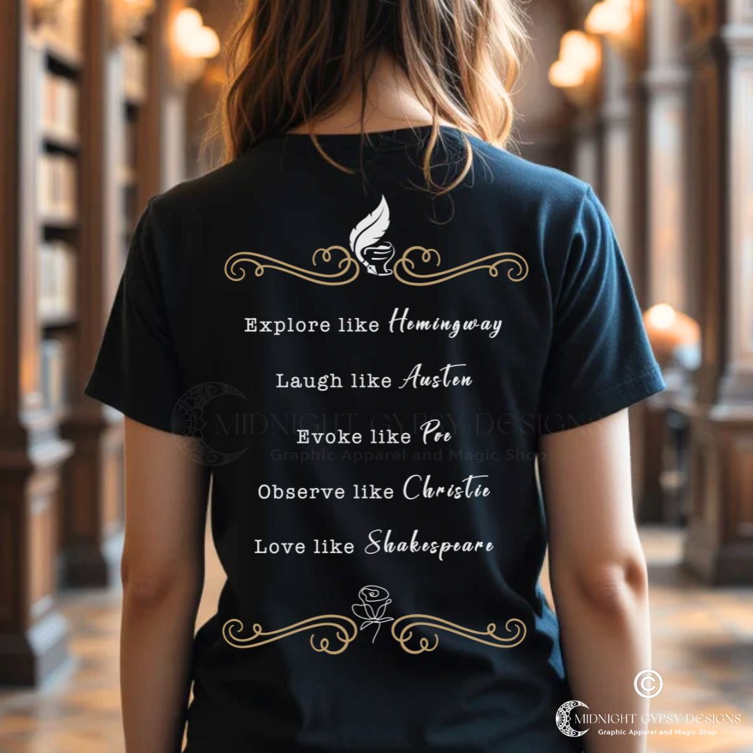 Classic Authors Literary Shirt
