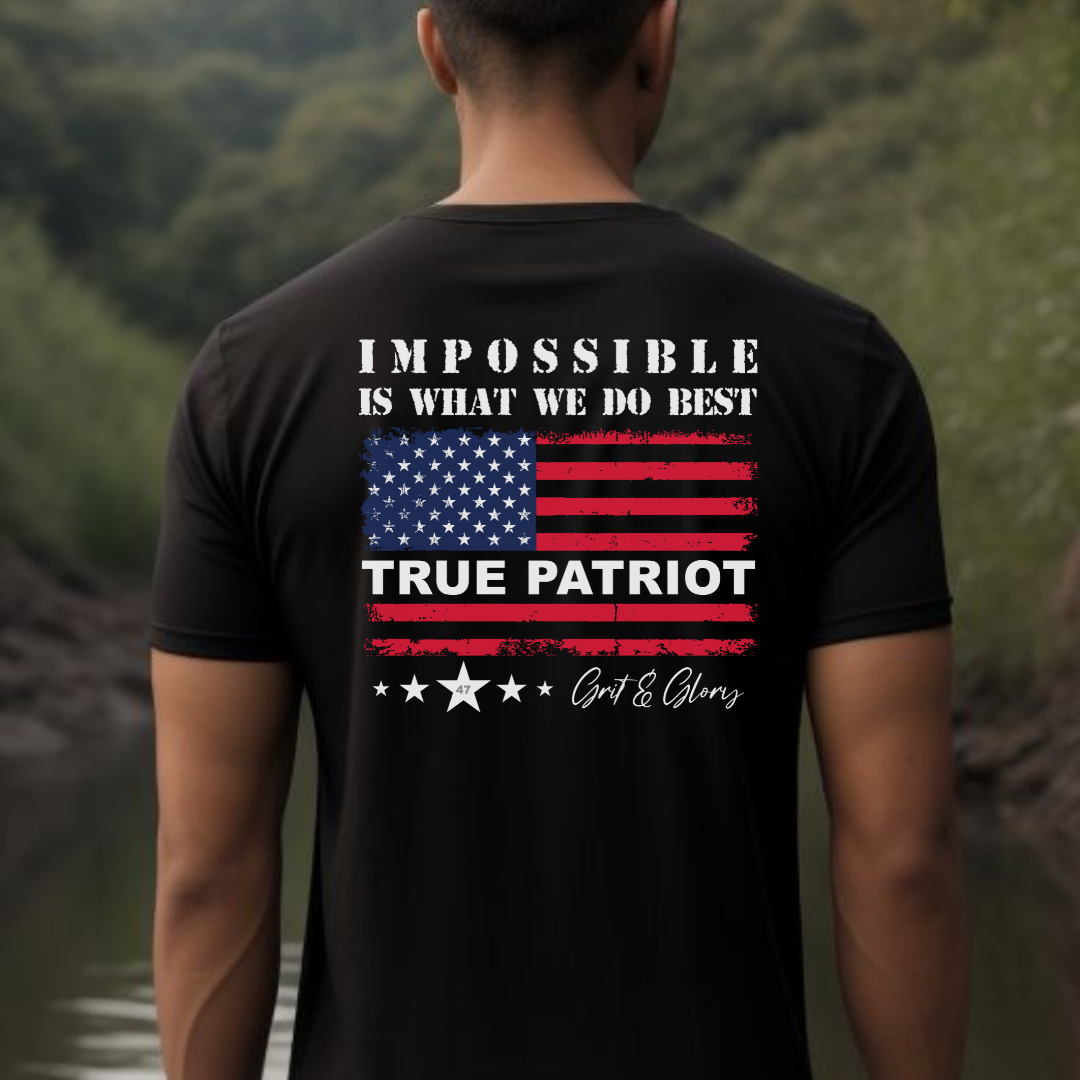 Impossible Is What We Do Best USA Patriotic T-shirt