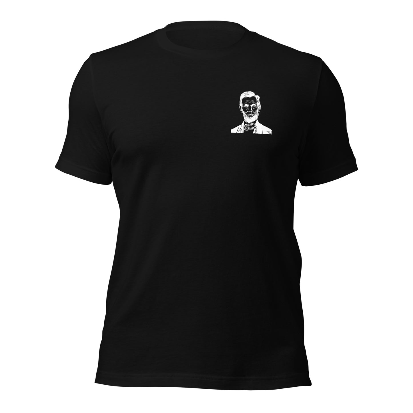 Black Abraham Lincoln patriotic shirt that says those who deny freedom to others deserve it not for themselves created by graphic apparel shop Midnight Gypsy Designs as part of their patriotic apparel clothing line. Perfect USA patriotic tee, USA patriotic t-shirt, USA veterans shirt, We the People Shirt, USA Military Shirt, US Constitution Shirt, fourth of July shirt, patriotic pride shirt, USA veterans shirt, and Abraham Lincoln shirt.