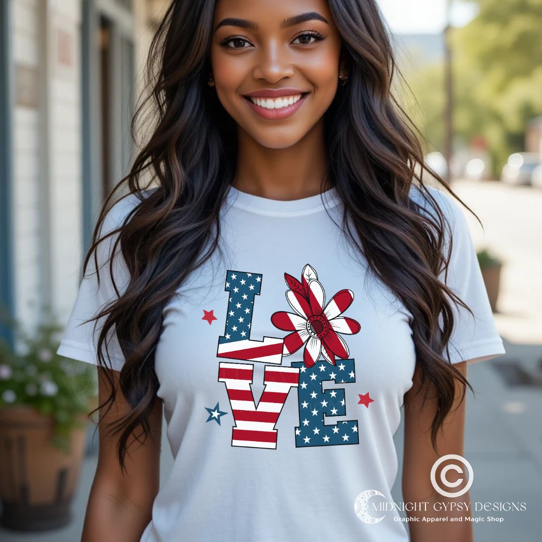 Patriotic Love T-Shirt