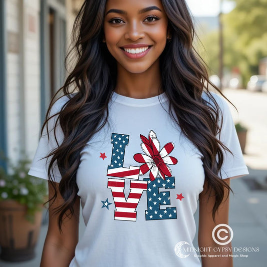 Patriotic Love T-Shirt