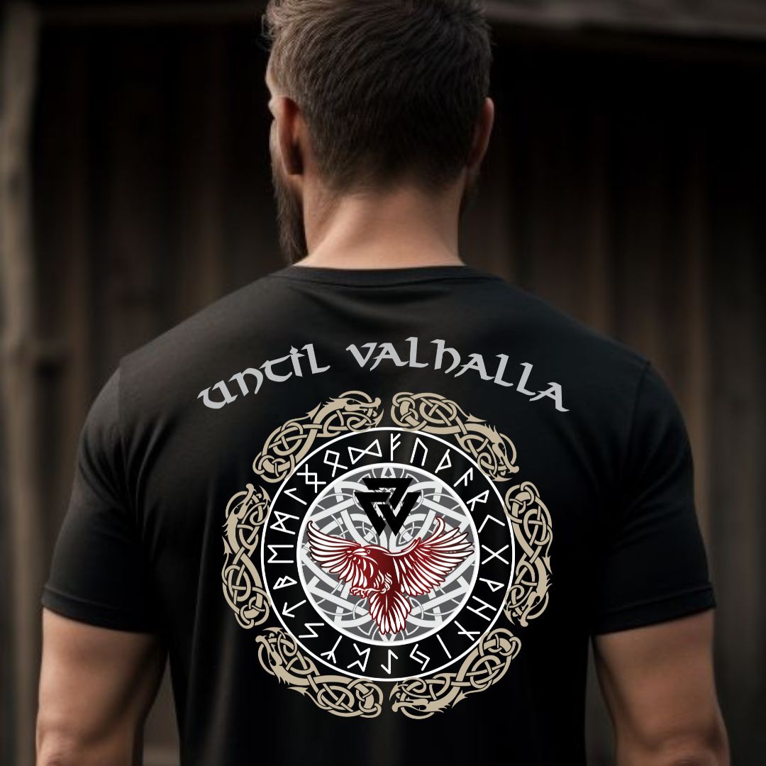 Until Valhalla Viking Warrior T-shirt – Midnight Gypsy Designs