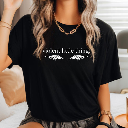 T-shirt Violent Little Thing Quatrième Aile