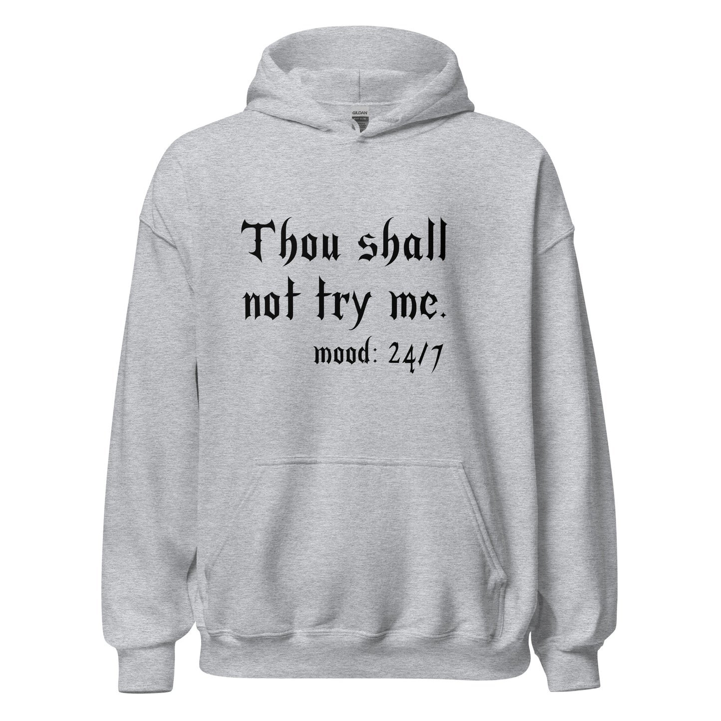 Thou Shall Not Try Me Viking Warrior Hoodie