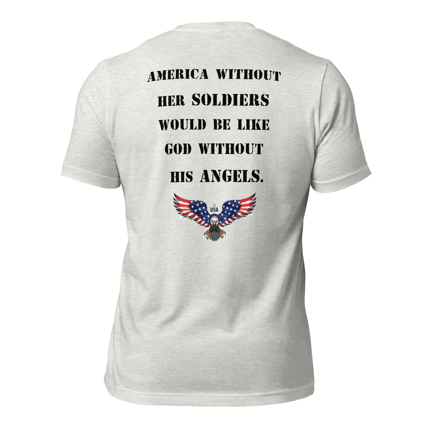 America Without Her Soldiers USA Patriotic T-shirt