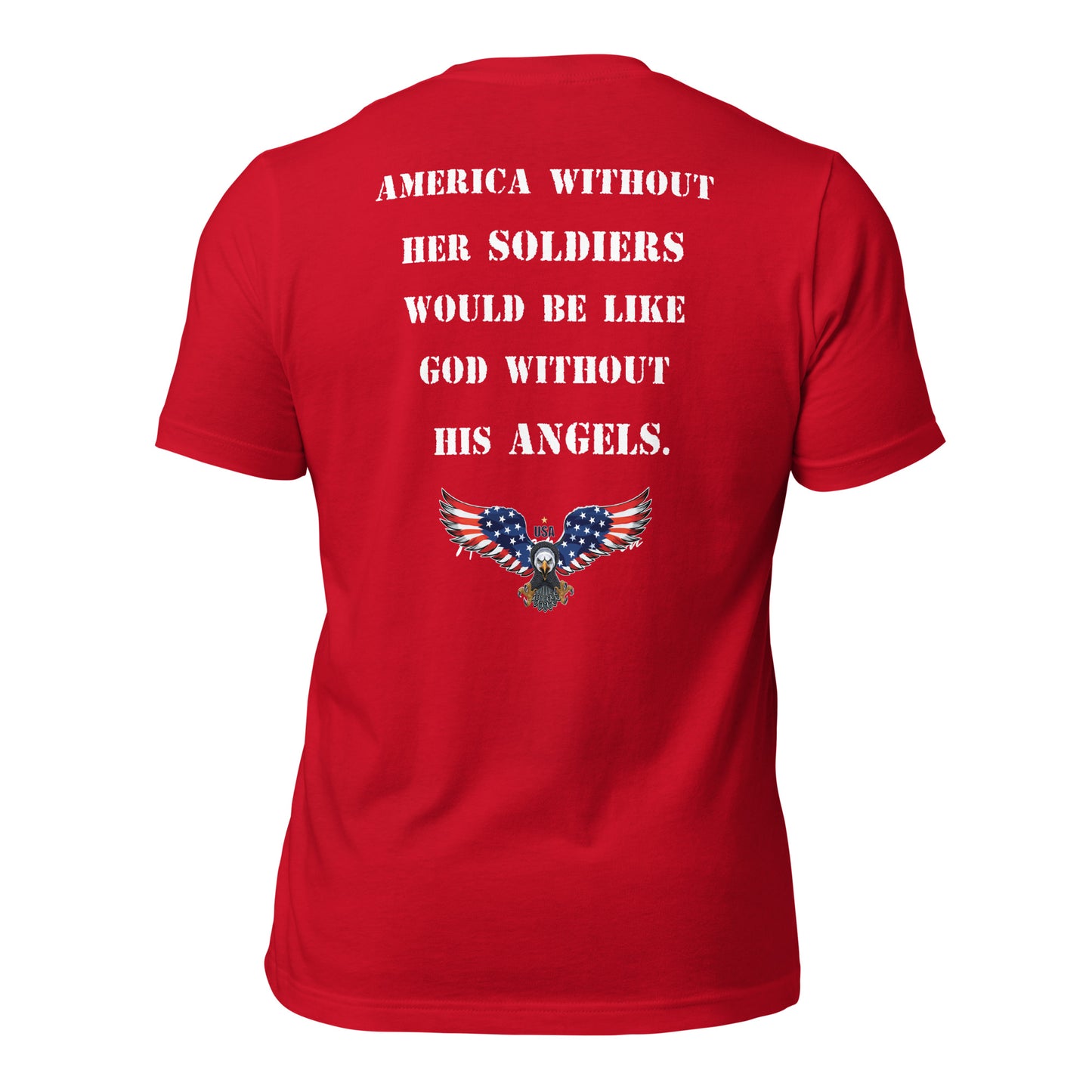 America Without Her Soldiers USA Patriotic T-shirt