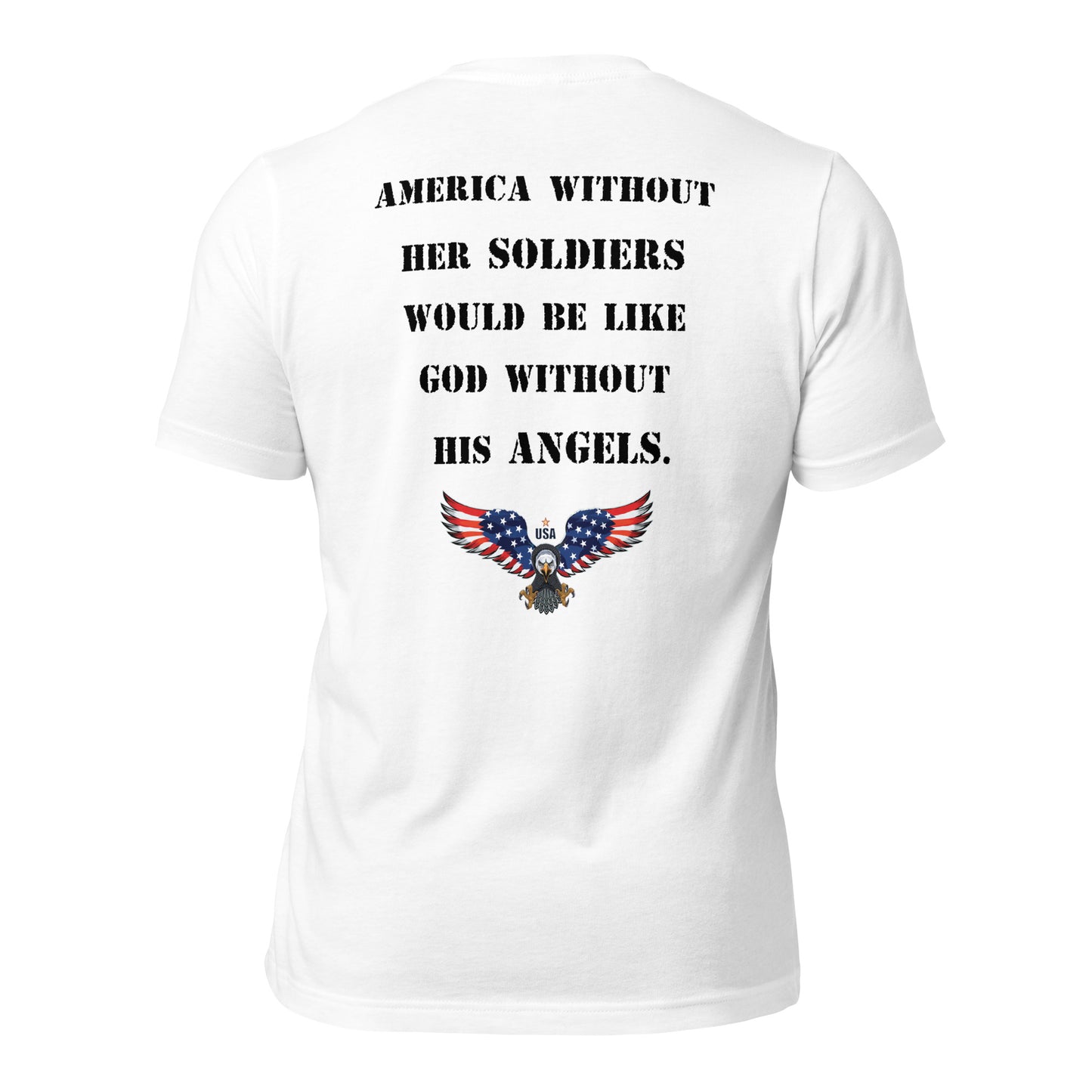 America Without Her Soldiers USA Patriotic T-shirt